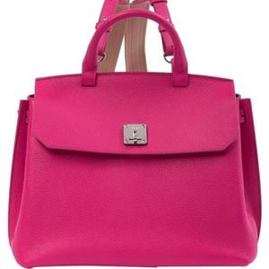 MCM Large Milla Fontanellas Leather Backpack